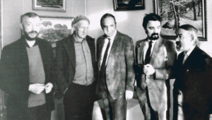 Слева направо: В. Трухан, Н. Кротов, И. Ладыгин,  В. Соловьёв, А. Кондратьев